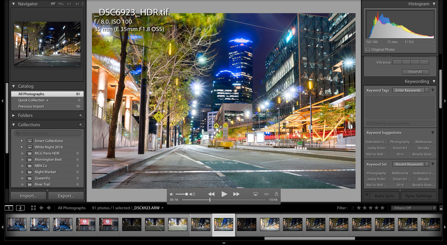 Building an Image - HDR and Light Trails